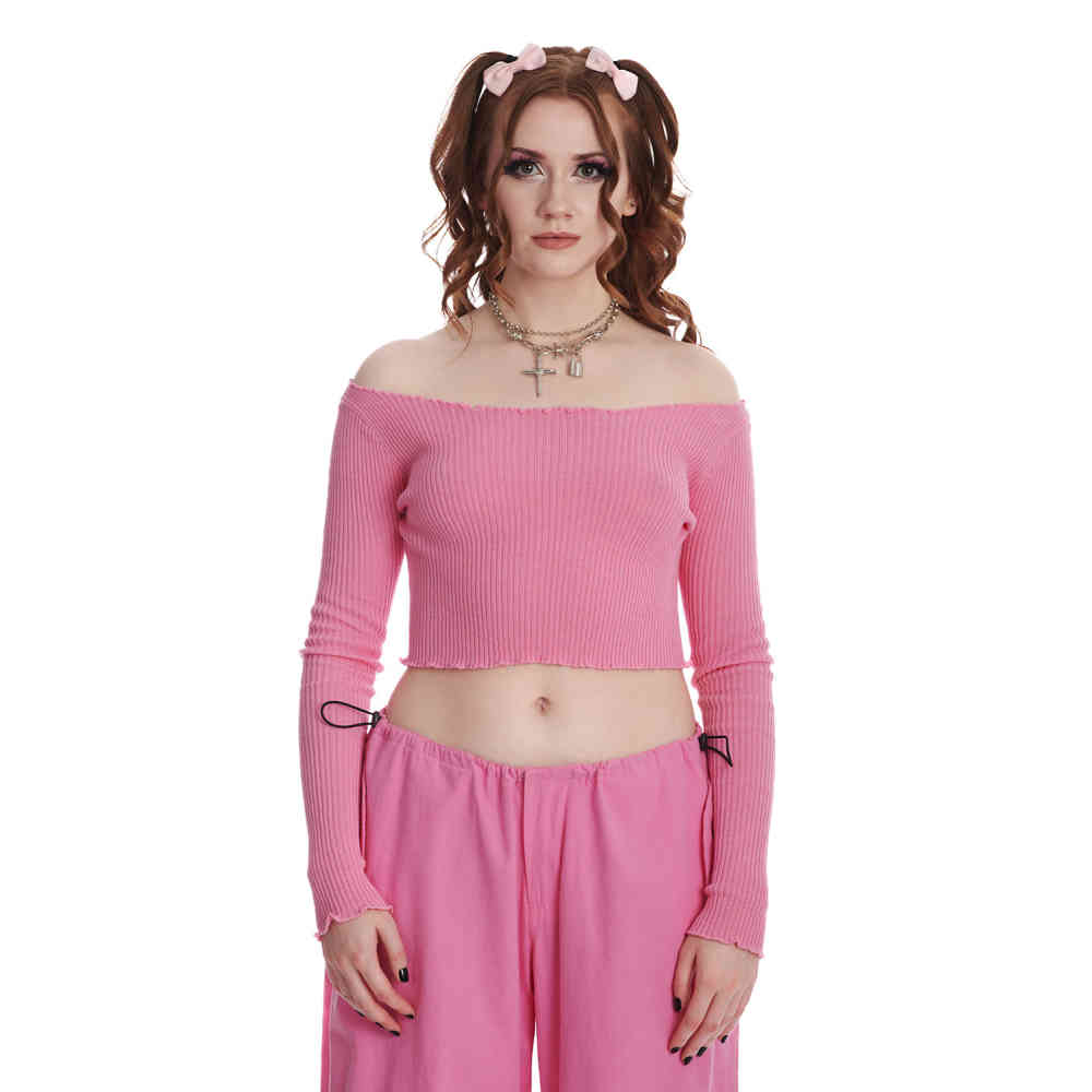 Banned - Sally Knitted Strick pullover - Rosa